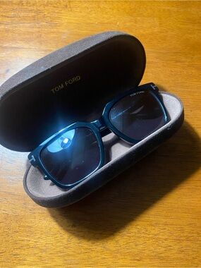 Tom Ford Black on Black sunglasses